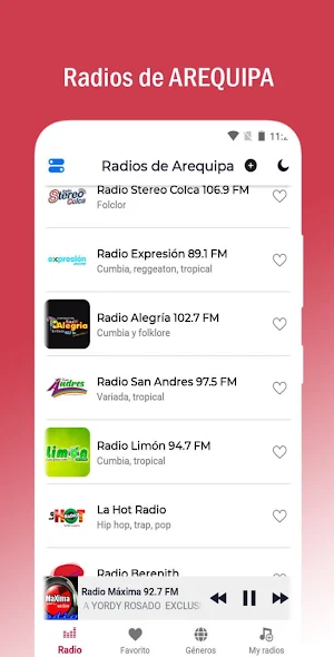 Radios de Arequipa Screenshot 3
