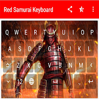 Red Samurai Keyboard Theme