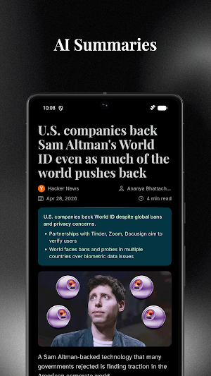 Glanced - News & RSS Reader Screenshot 2