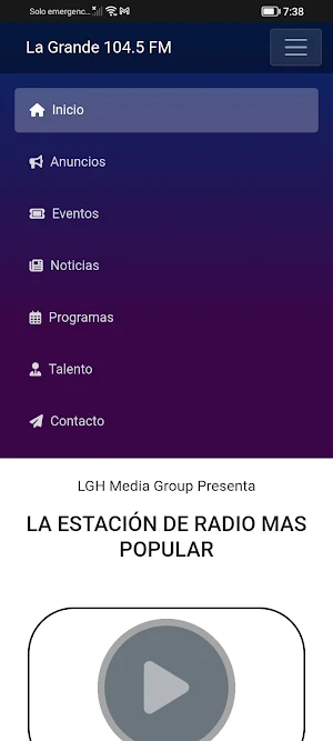La Grande 104.5 FM Screenshot 1