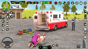 US Ambulance Driving Game 3D Screenshot 0