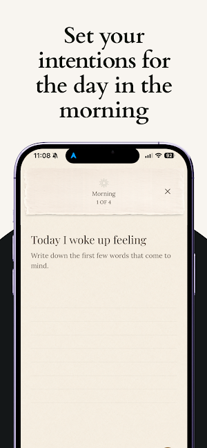 Five Minute Journal Daily App Screenshot 1