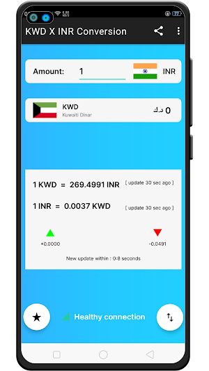Kuwaiti Dinar x Indian Rupees Screenshot 2