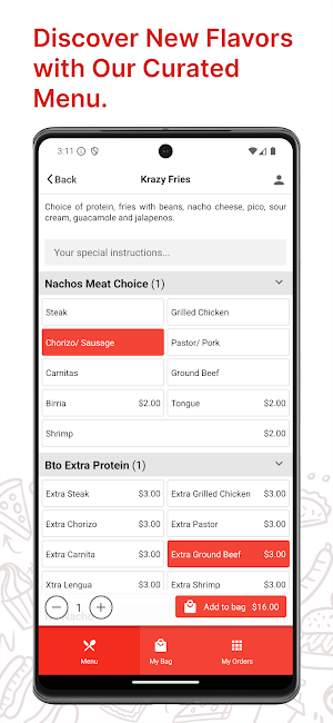 Jackys Burrito Express Screenshot 1