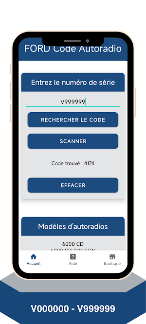 Ford Code Autoradio Screenshot 3