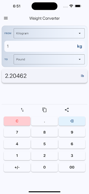 Weight Converter Screenshot 0