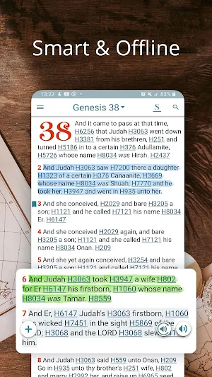Bible Concordance & Strongs Offline Screenshot 0
