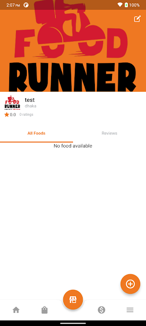 Food Runner Restaurant Screenshot 1