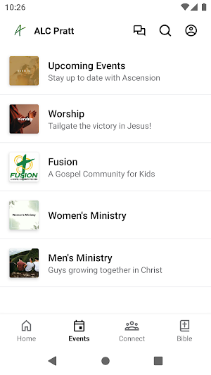Ascension Lutheran Pratt Screenshot 1