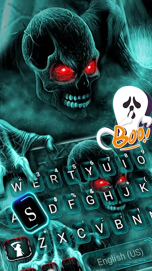 Zombie Skull Keyboard Screenshot 0