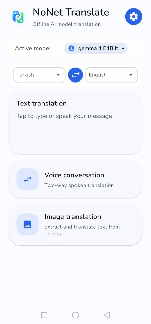 NoNet Translate Screenshot 0