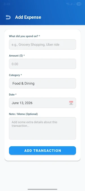 Expense Note Screenshot 3