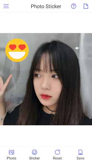 Photo Sticker Editor (Add Icon, Sticker On Image) Screenshot 0