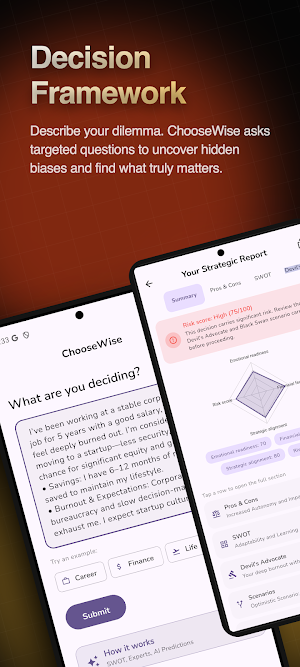 ChooseWise: Work & Life Screenshot 0