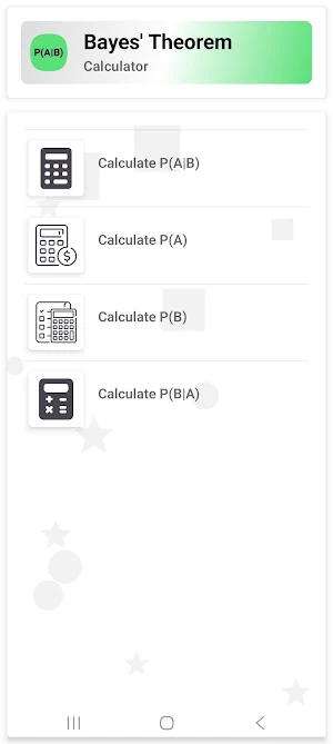 Bayes' Theorem Calculator Screenshot 2