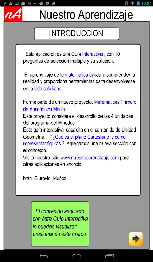 Plano Cartesiano Screenshot 1