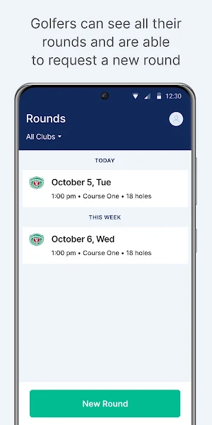 Clubup - App for Golfers Screenshot 0