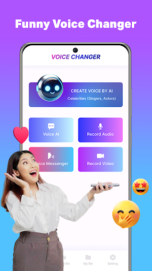 Voice Changer & Voice Recorder Screenshot 0