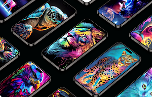 Neon Animal Wallpaper Screenshot 0