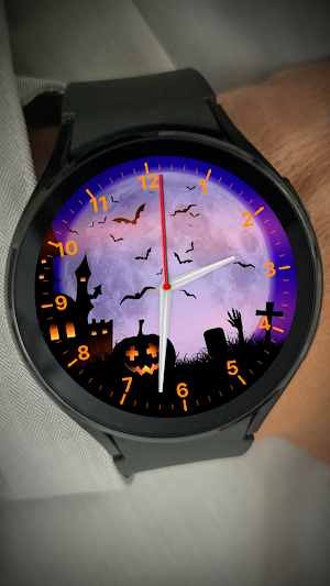 Halloween Analog WatchFace Screenshot 1