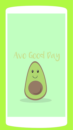 Cute Avocado Wallpaper HD 4K Screenshot 2