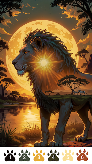 Wild Color - Color by Number Screenshot 1