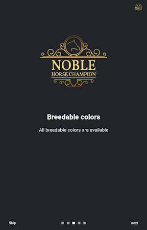 NOBLE HORSE DESIGNER Screenshot 3