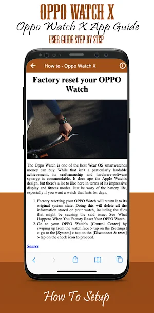 Oppo Watch X App Guide Screenshot 1