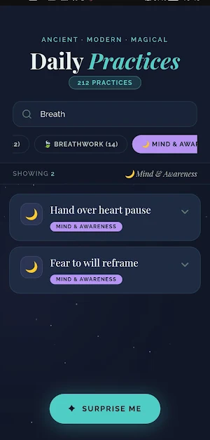 213 Well-Being Micro-Practices Screenshot 1