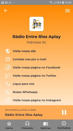 Rádio Entre Rios Aplay Screenshot 1