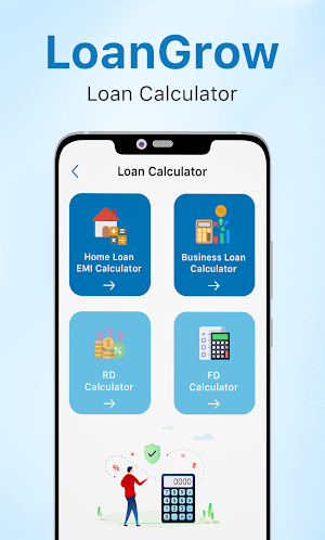 Loangrow - EMI Loan Calculator Screenshot 3