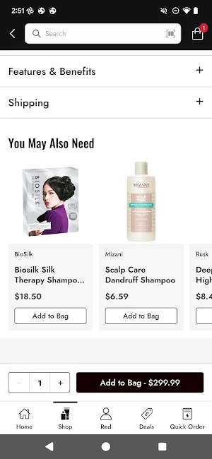 CosmoProf Beauty - QA Screenshot 2