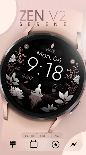 Serene Zen v2 watch face Screenshot 1