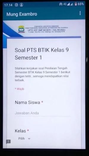 Mung Exambro Screenshot 3