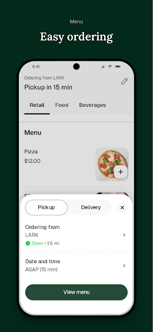 LARK Cafe Screenshot 2