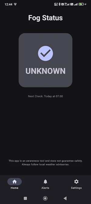 Morning Fog Alarm Screenshot 0