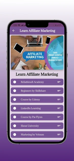 Learn Affiliate Marketing Screenshot 0