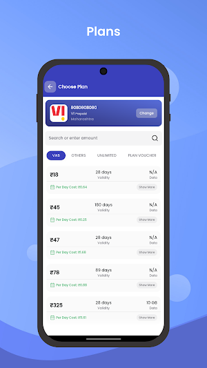 BillDrop Recharge App Screenshot 1