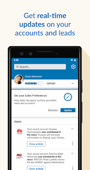 LinkedIn Sales Navigator screenshot 1