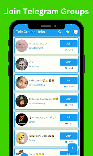 Tele Groups Links - Join Group Screenshot 0