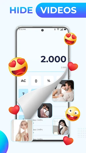 Calculator: Hide Photos Videos Screenshot 2