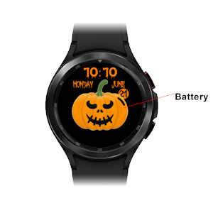 Halloween Pumpkin Watchface Screenshot 2