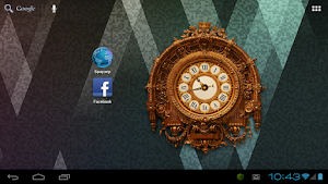 Сlock Widget on desktop Screenshot 2