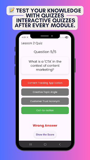 Content Marketing Course Screenshot 3