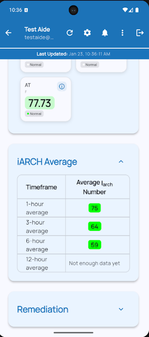 WARM iARCH App Screenshot 3