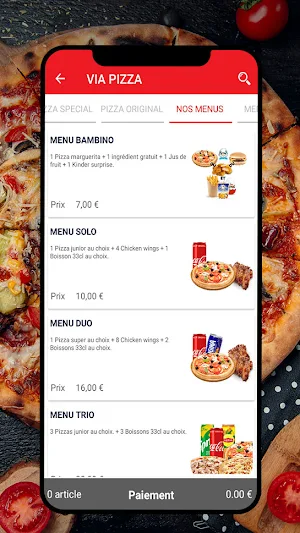 via pizza Screenshot 2