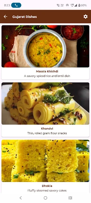 Gujarati Dishes  ગુજરાતી રસિપી Screenshot 1