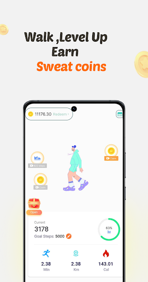 Walking Tracker: earn money Screenshot 1