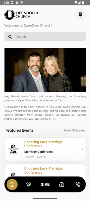 Open Door Church Experience Screenshot 0