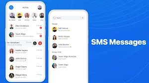 Messages Phone: simple message Screenshot 1